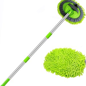 Araba Yıkama Fırçası,Araba Mopu, Paspas Temizleme Aleti Uzun Saplı Yıkama Detaylandırma Fırçası,Mikrofiber Temizleme Aleti Seti Fırça Silgi Için Arabalar Araç İçin Çiziksiz Temizleme Seti – MaviKutu