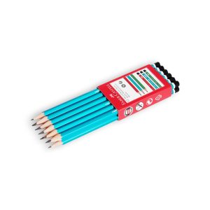 Faber-Castell Köşeli Mercanlı Kurşun Kalem 12’li, HB Derece, Kırılmaya Dayanıklı Uç, Kolay Açılır, İz Bırakmaz – MaviKutu