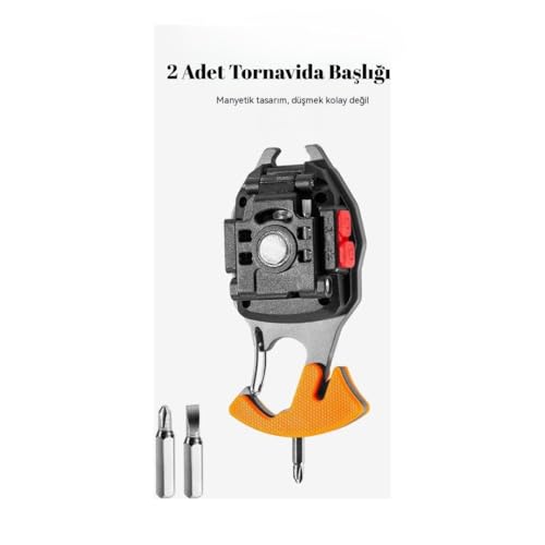 Jouis El Feneri Mini Kamp, Sos,Acil Durum,Bekçi, Polis,Asker, Güvenlik El Feneri, 7 modlu, USB Sarjlı Çok Fonksiyonlu Hayati İdame Lambası – MaviKutu