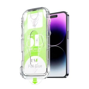 BABİLDEN Apple iPhone 15 İle Uyumlu Hizalama Aparatlı ve Takılırken Camın Altında Kesinlikle Toz Bırakmayan Darbelere Karşı Ekstra Güçlü Ekran Koruyucu Cam – MaviKutu