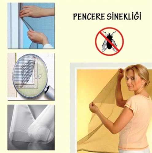 Orret Home Tül Pencere Sinekliği,Cırtlı Cam Ve Pimapen İçin Böcek Ve Sinek Engelleyici Tül Sineklik (70×125 Cm) – MaviKutu