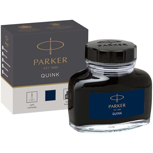 Parker Quink Dolma Kalem Şişe Mürekkebi, 57 Ml, Mavi-Siyah – MaviKutu