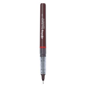 rOtring 1904753 Tikky Grafik Fiber Uçlu Kalem, Siyah Mürekkep, Kahverengi Gövde, 0.3 mm – MaviKutu