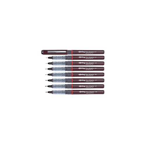 rOtring 1904753 Tikky Grafik Fiber Uçlu Kalem, Siyah Mürekkep, Kahverengi Gövde, 0.3 mm – MaviKutu