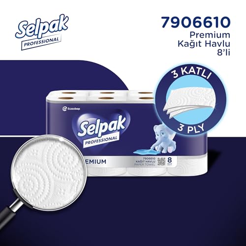 Selpak Professional Premium Havlu Kağıt, 8 Rulo – MaviKutu