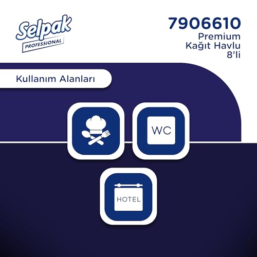 Selpak Professional Premium Havlu Kağıt, 8 Rulo – MaviKutu