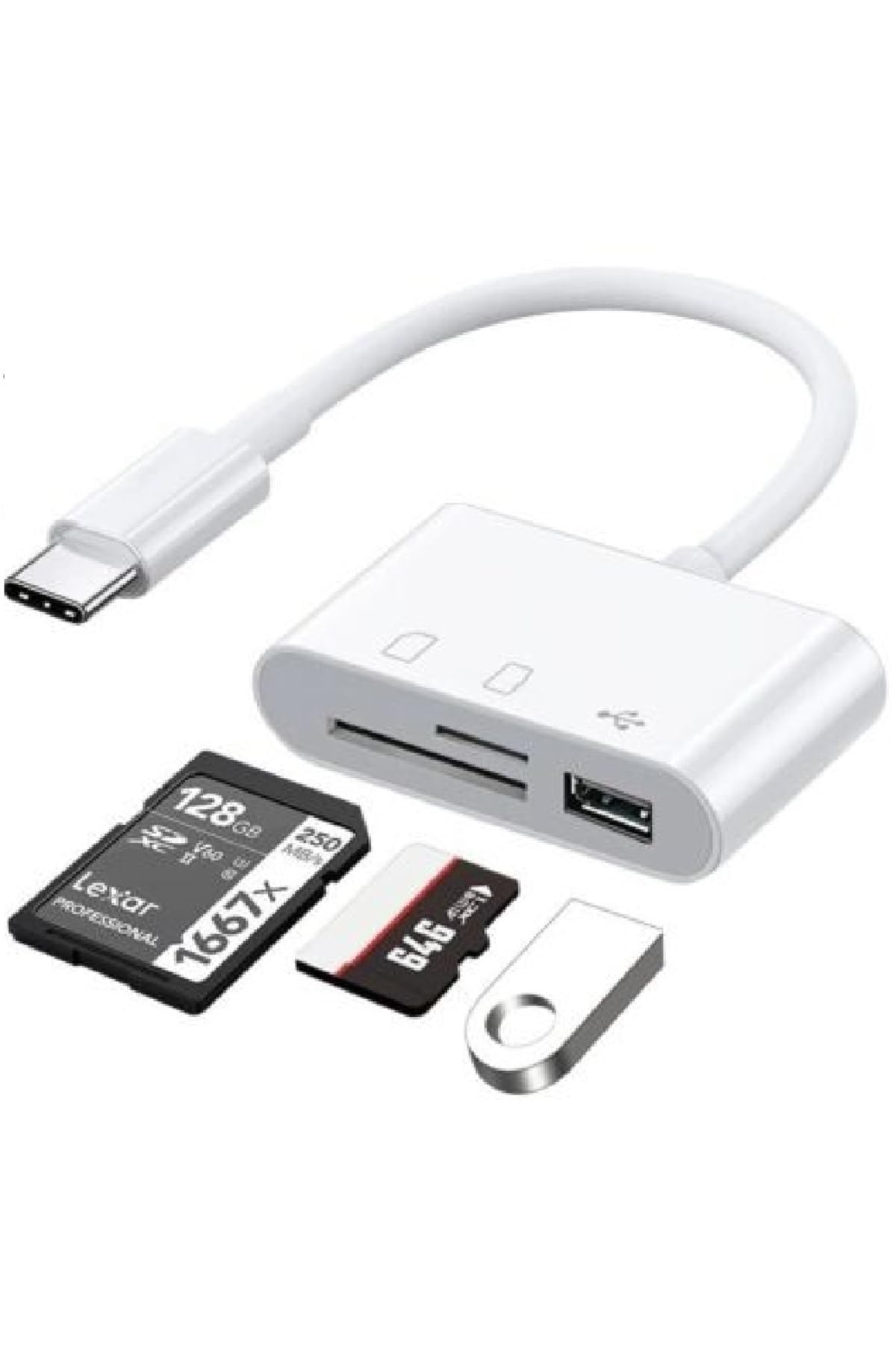 Alfais 5232 Usb Type C To Sd Microsd Tf Kart Okuyucu Usb 3in1 Çevirici Dönüştürücü Adaptör – MaviKutu