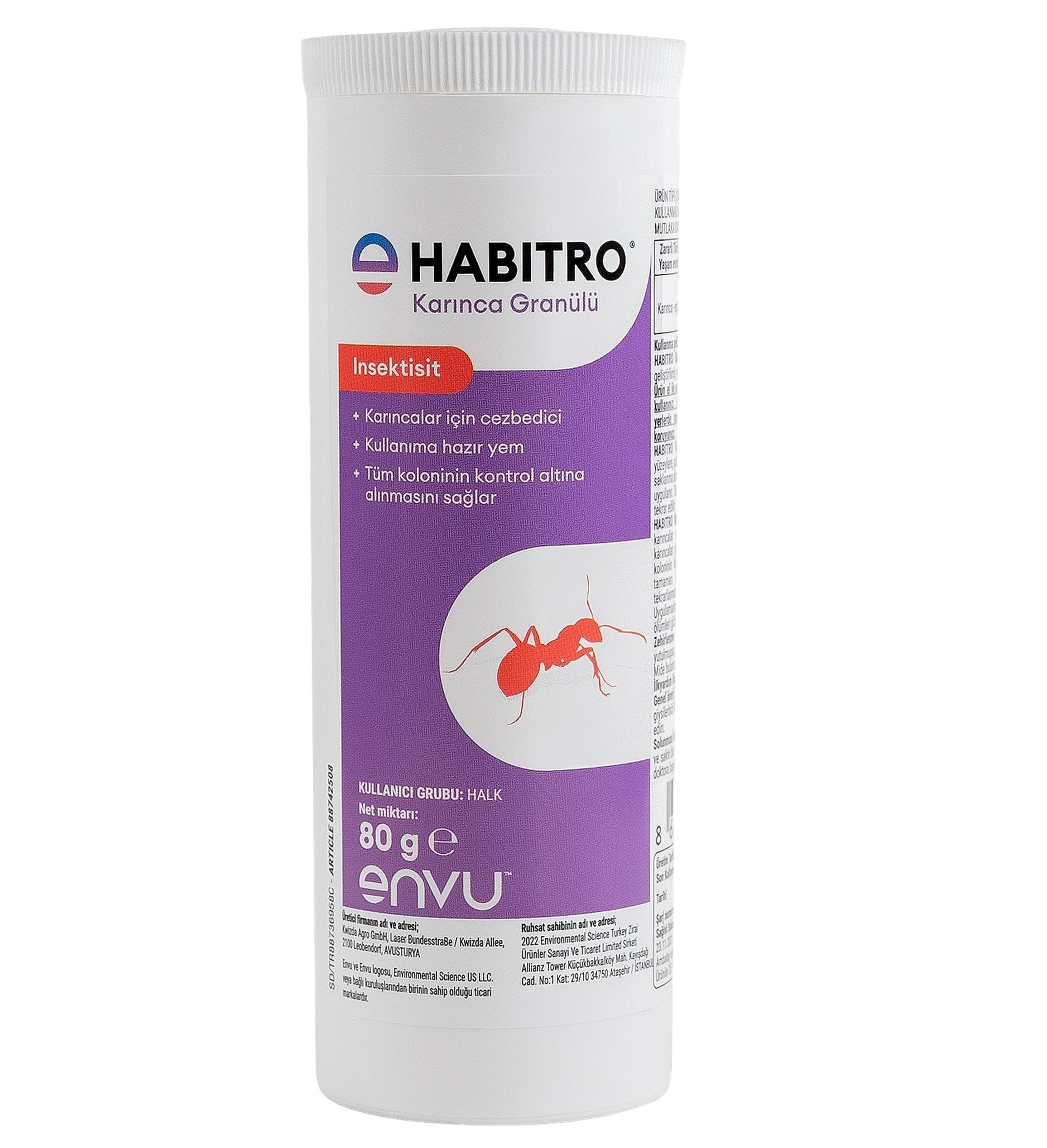 Bayer HABITRO Yürüyen Haşere ve Karınca Yemi Granül 80 Gr. – MaviKutu