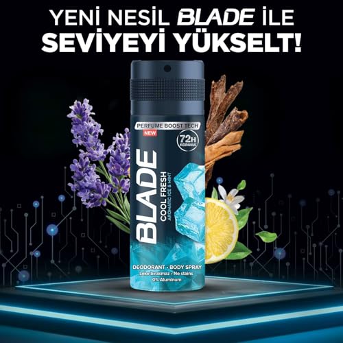 BLADE Deodorant Cool Fresh, 150 Mililitre – MaviKutu