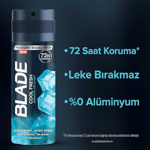 BLADE Deodorant Cool Fresh, 150 Mililitre – MaviKutu