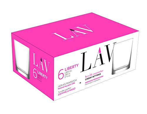Lav Liberty 6'lı Su Bardağı, 280 cc – MaviKutu