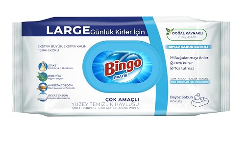 Bingo Yüzey Havlusu Beyaz Sabun 96'lı – MaviKutu